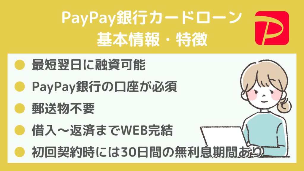 PayPay銀行カードローンの基本情報・特徴